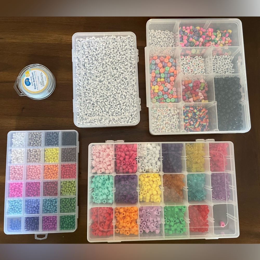 Mixed Craft Beads Assortment - Friendship Bracelet Beads